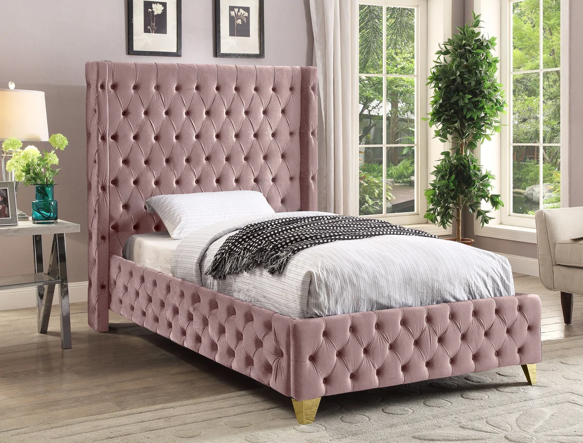 Savan - Twin Bed - Pink