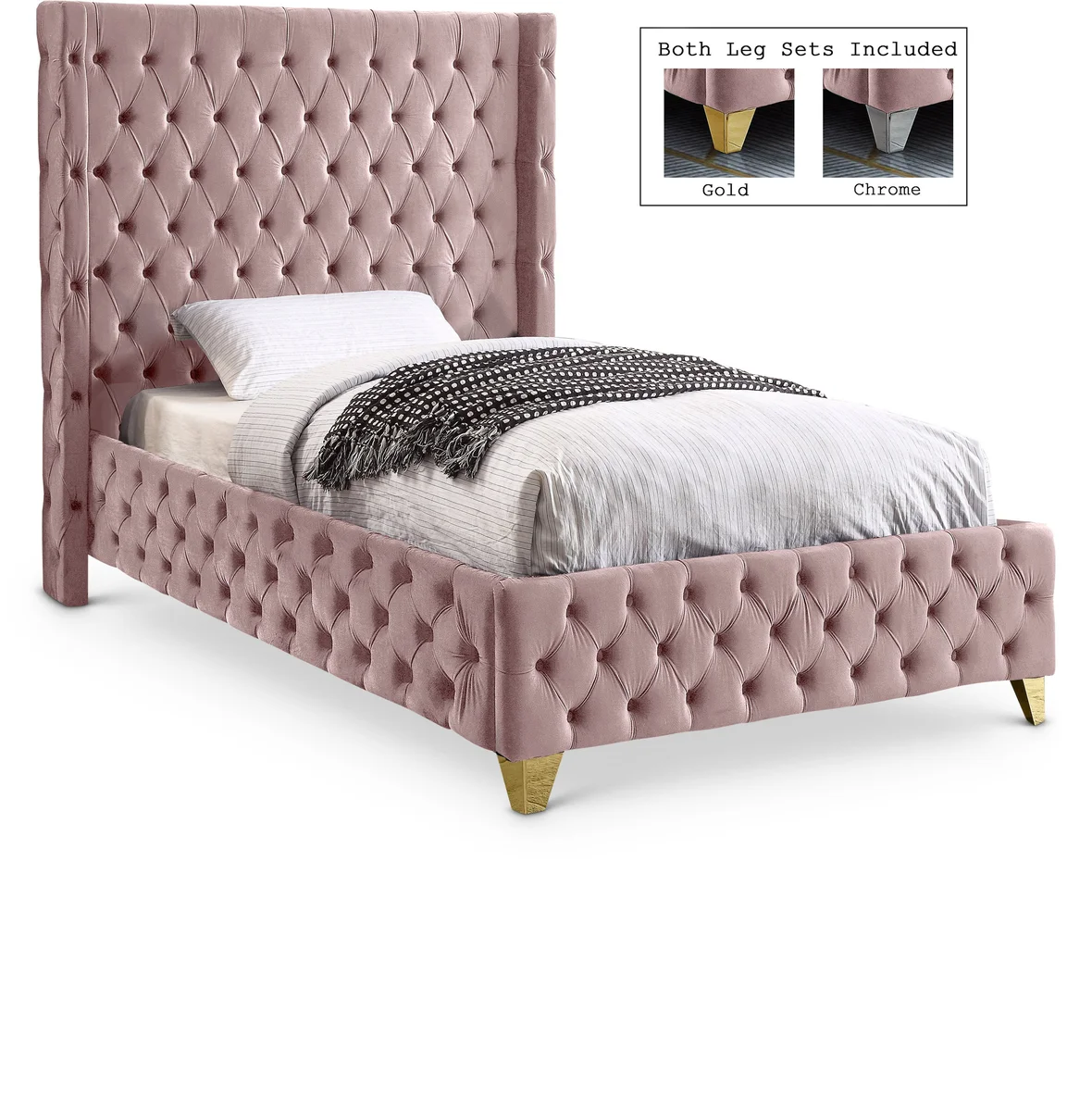 Savan - Twin Bed - Pink