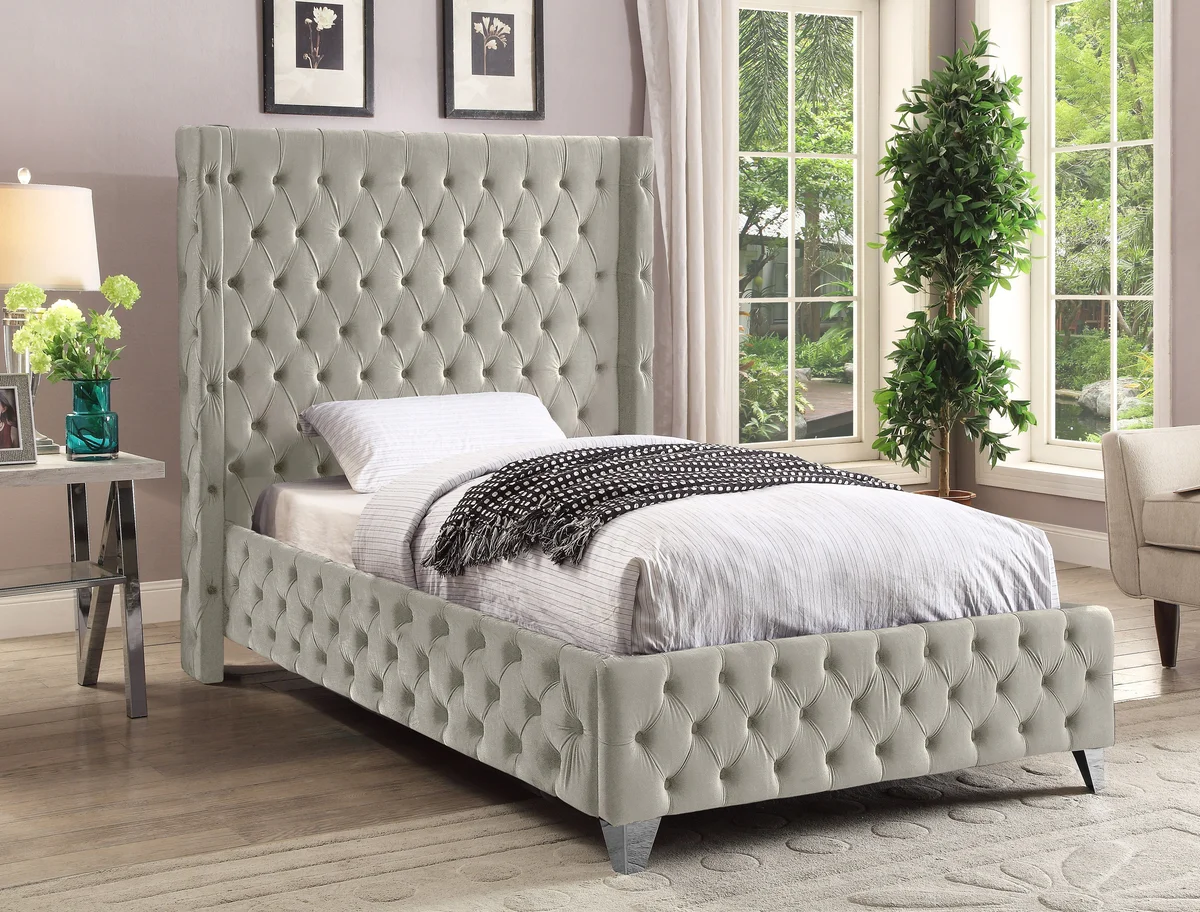 Savan - Twin Bed - Cream
