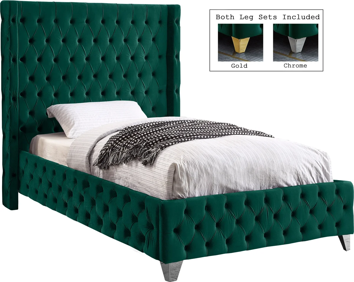 Savan - Twin Bed - Green - View 2