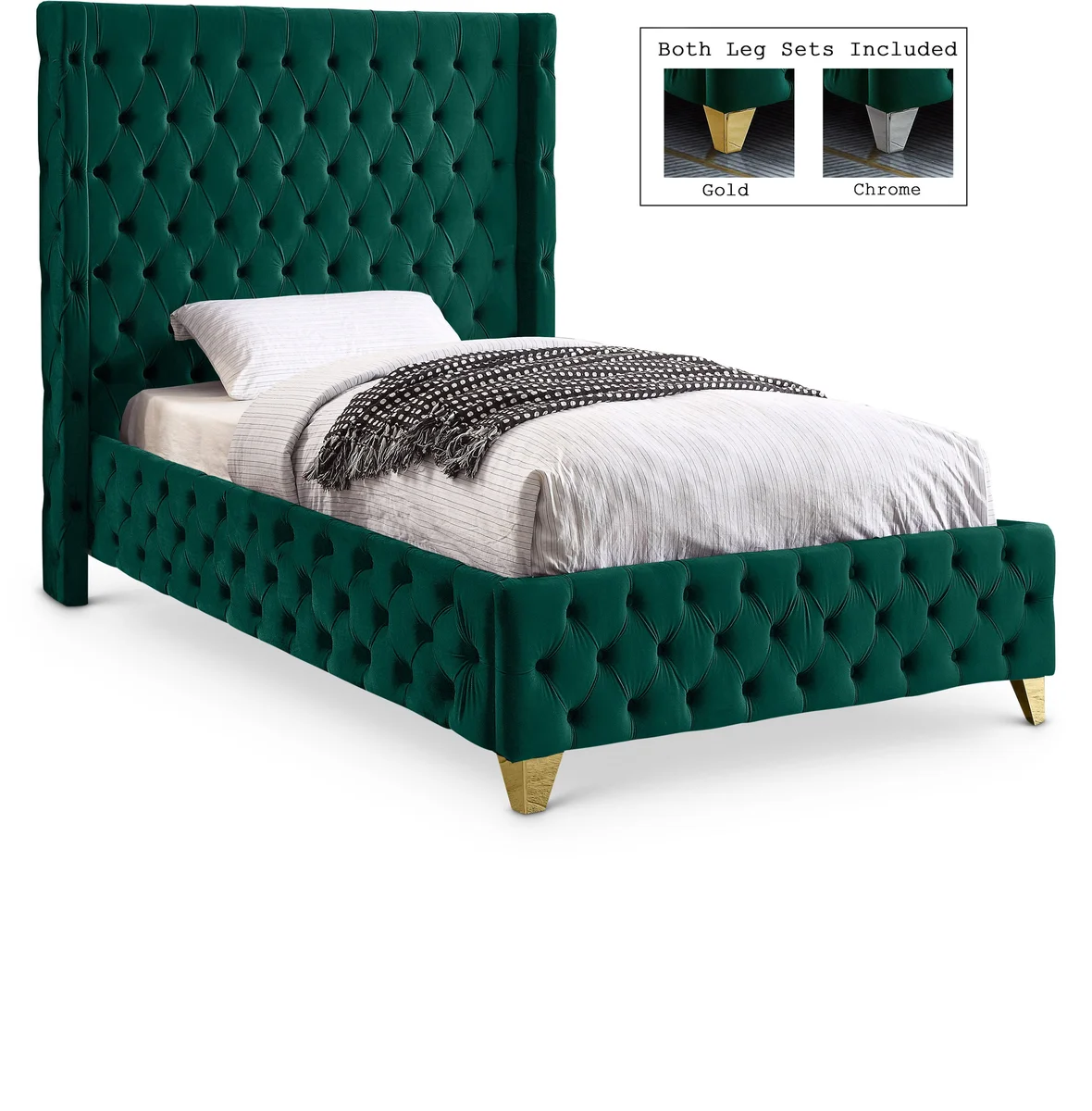 Savan - Twin Bed - Green