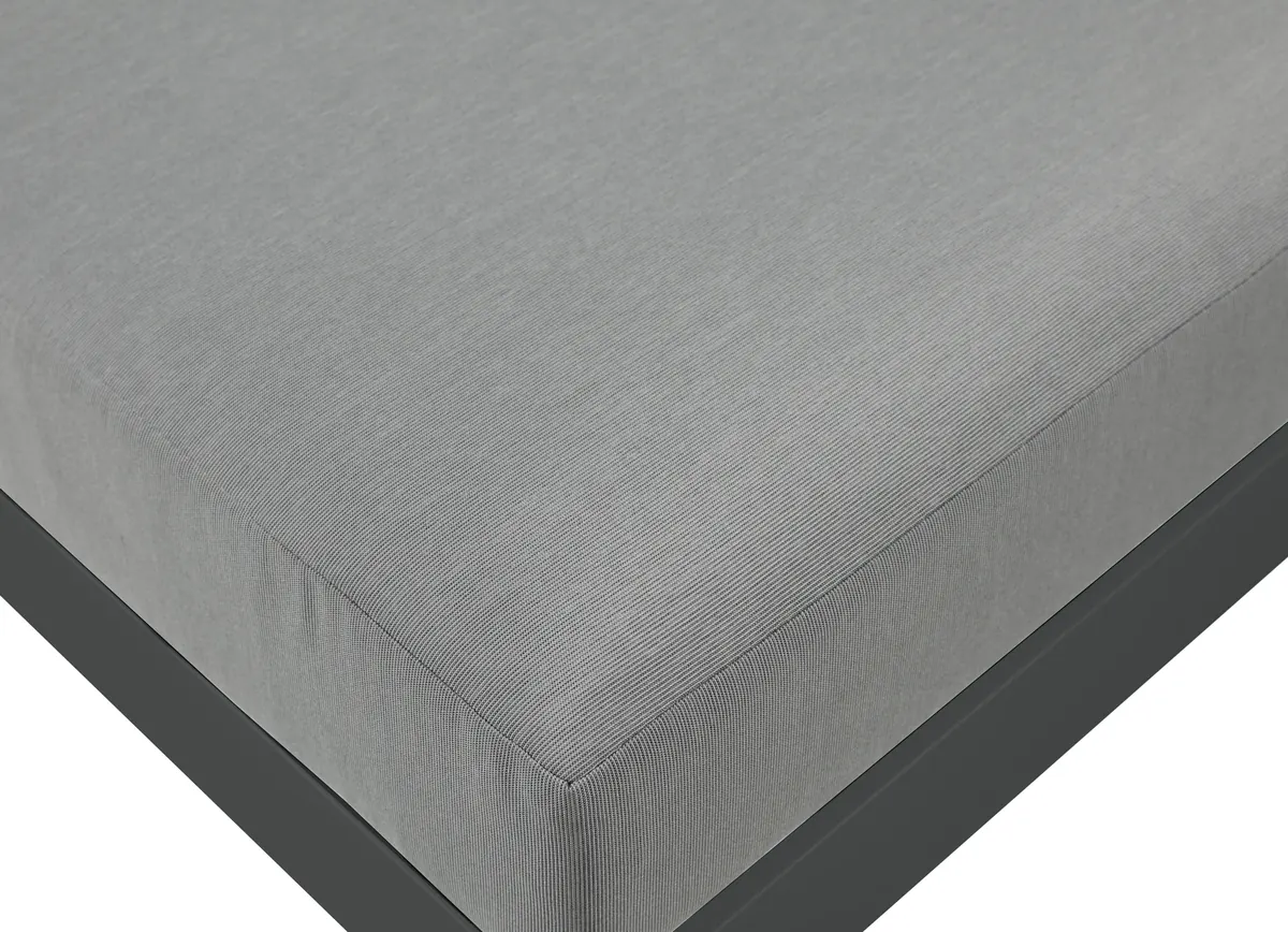 Nizuc - Outdoor Patio 13 Piece Modular Sectional With Gray Frame - Gray