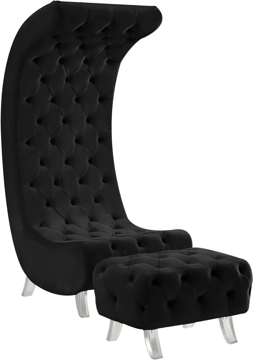Crescent - Ottoman - Black