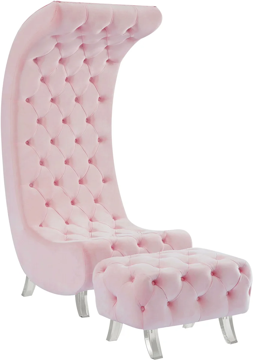 Crescent - Ottoman - Pink