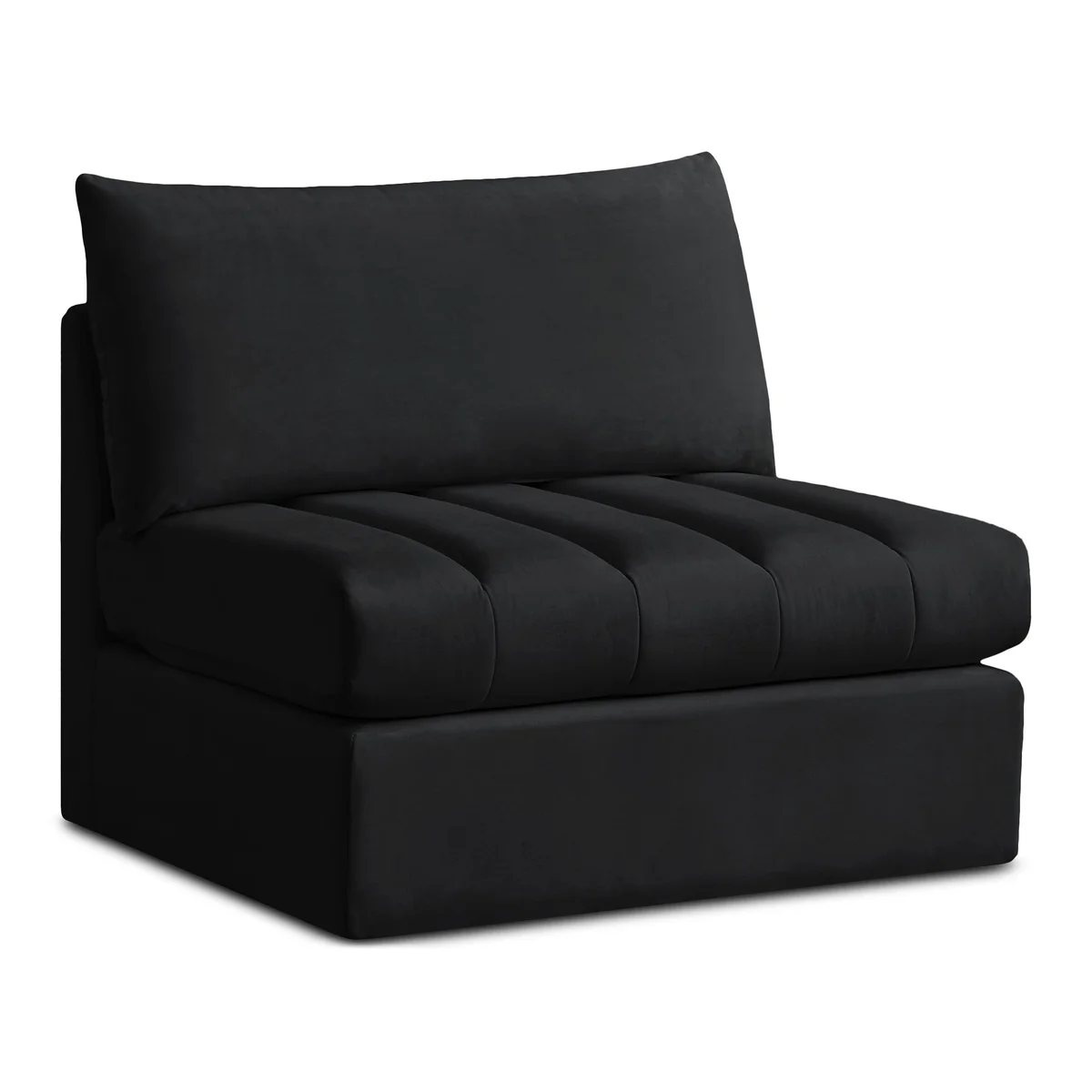 Jacob - Armless Chair - Black