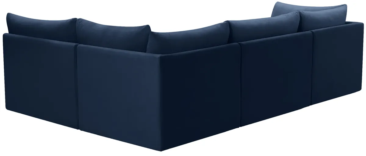 Jacob - Modular Croner Sectional 4 Piece - Navy