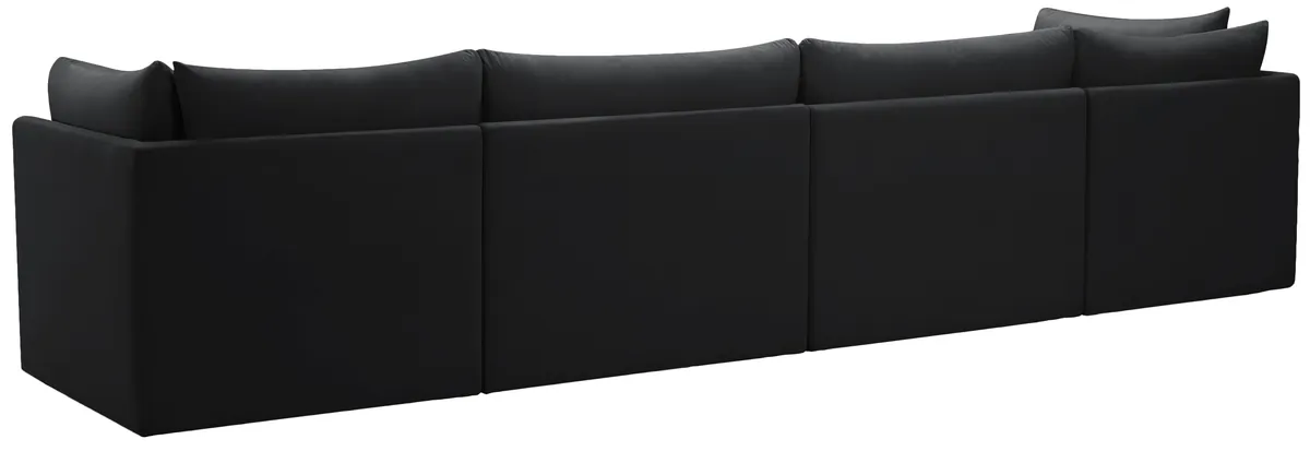 Jacob - Modular 4 Seat Sofa - Black