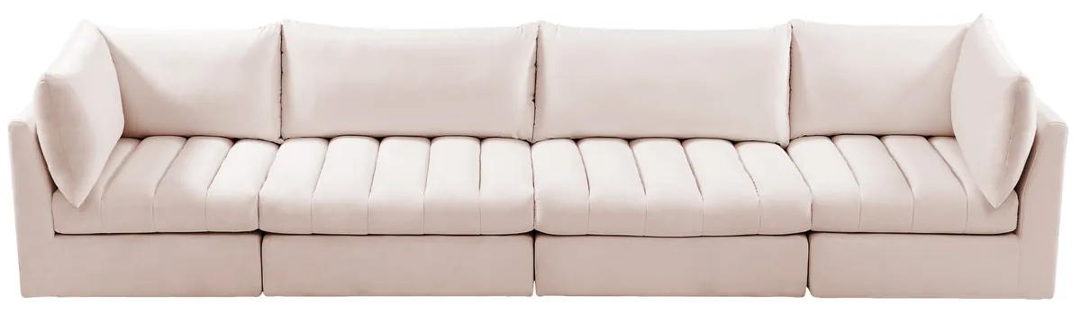 Jacob - Modular 4 Seat Sofa - Pink