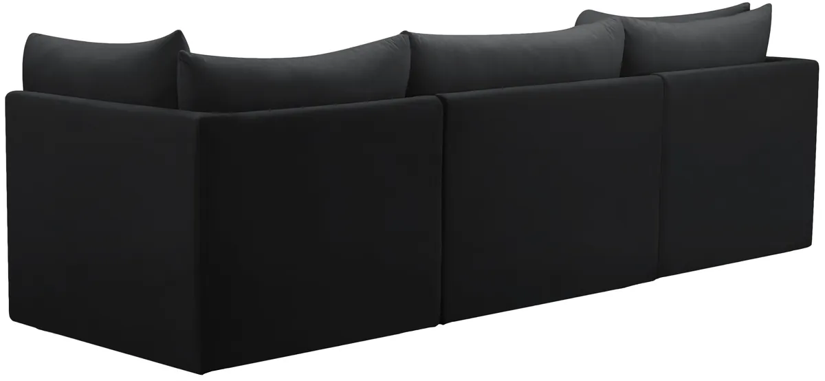 Jacob - Modular 3 Seat Sofa - Black