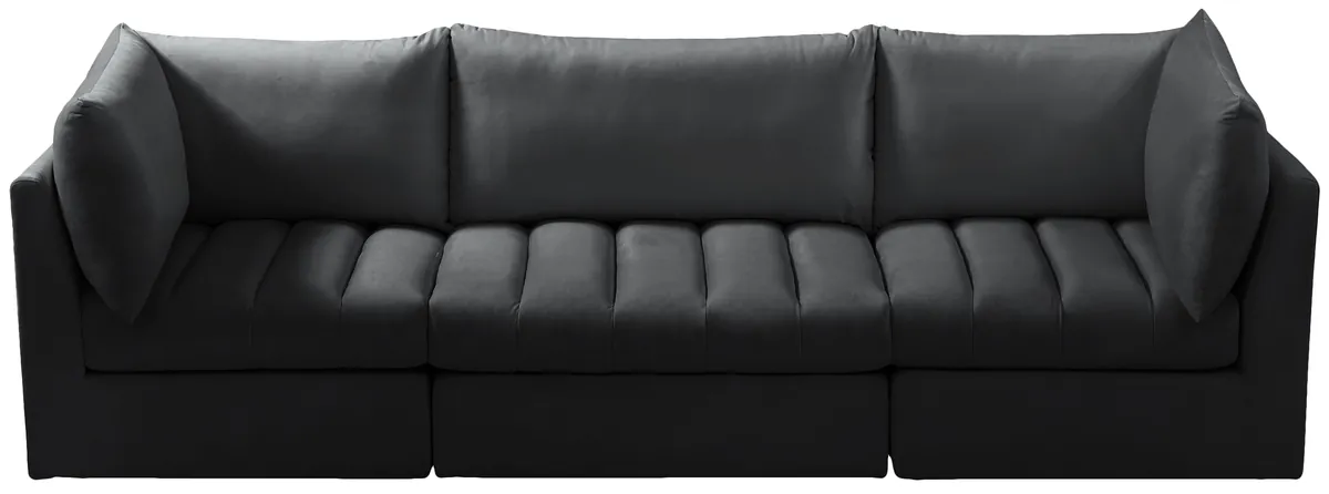 Jacob - Modular 3 Seat Sofa - Black