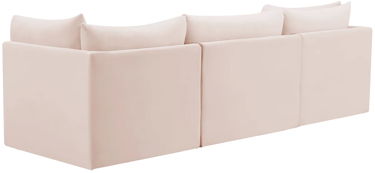 Jacob - Modular 3 Seat Sofa - Pink