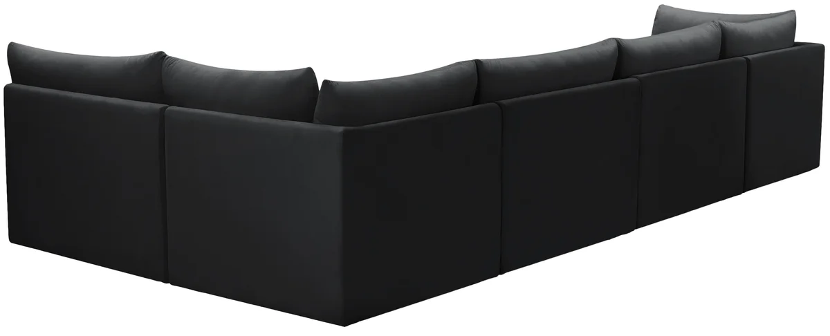 Jacob - Modular Sectional 5 Piece - Black
