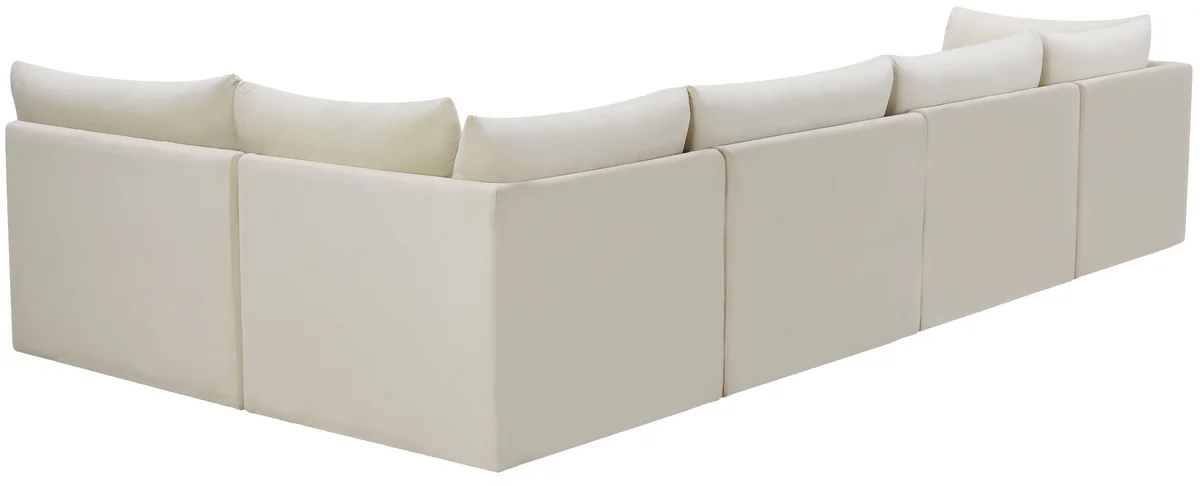 Jacob - Modular Sectional 5 Piece - Cream