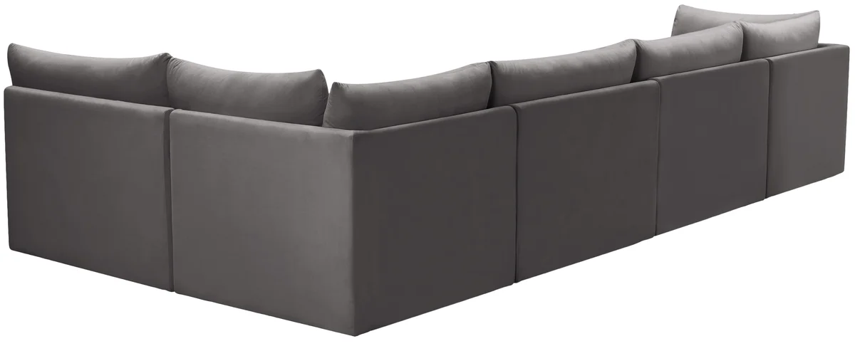 Jacob - Modular Sectional 5 Piece - Gray