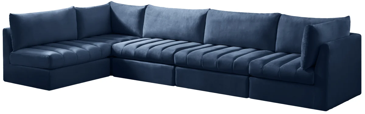 Jacob - Modular Sectional 5 Piece - Navy