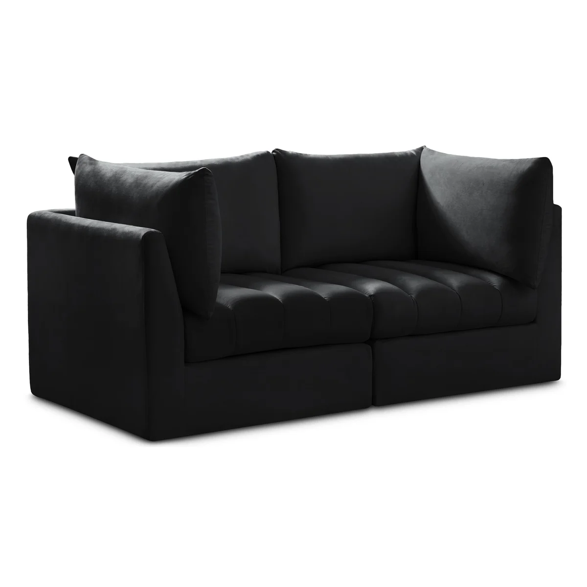 Jacob - Modular 2 Seat Sofa - Black