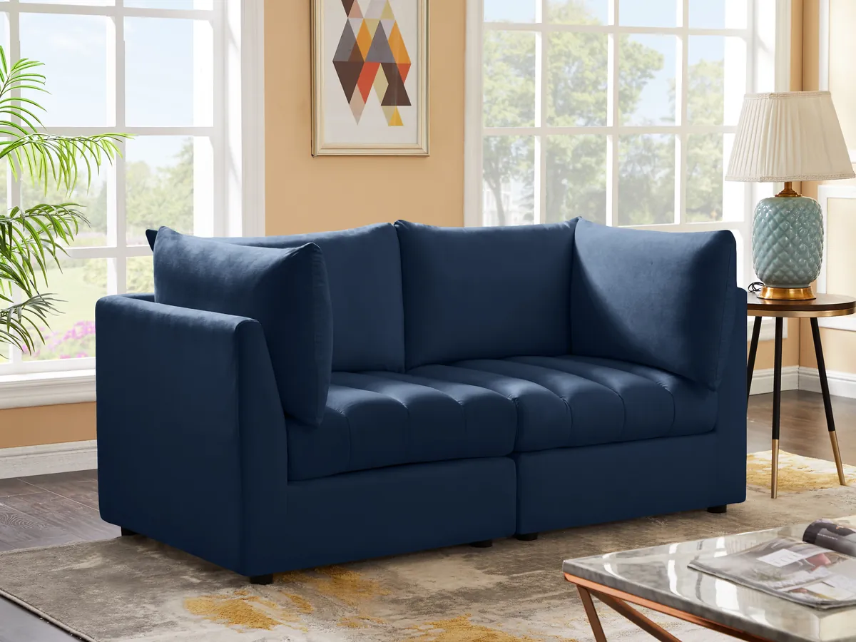 Jacob - Modular 2 Seat Sofa - Navy - View 2