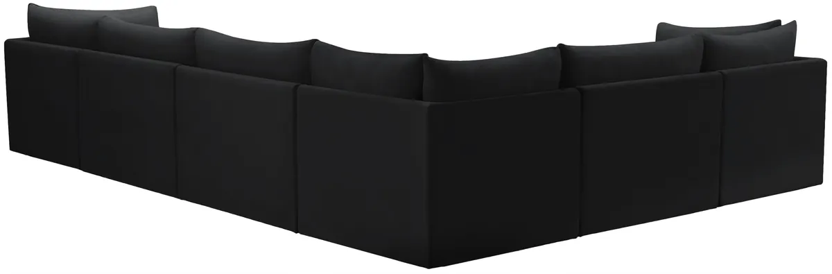 Jacob - Modular Sectional 6 Piece - Black