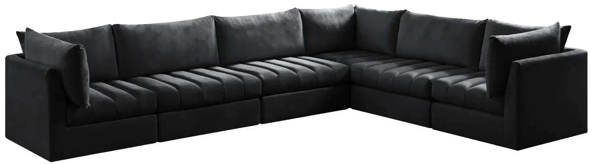 Jacob - Modular Sectional 6 Piece - Black