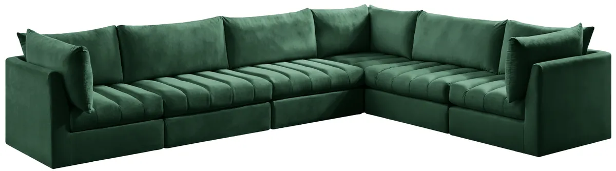 Jacob - Modular Sectional 6 Piece - Green