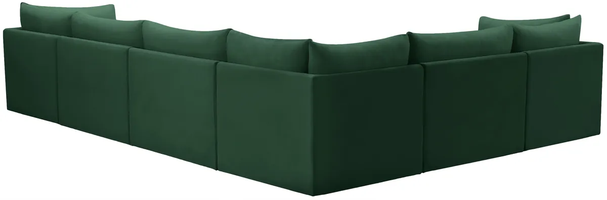 Jacob - Modular Sectional 6 Piece - Green
