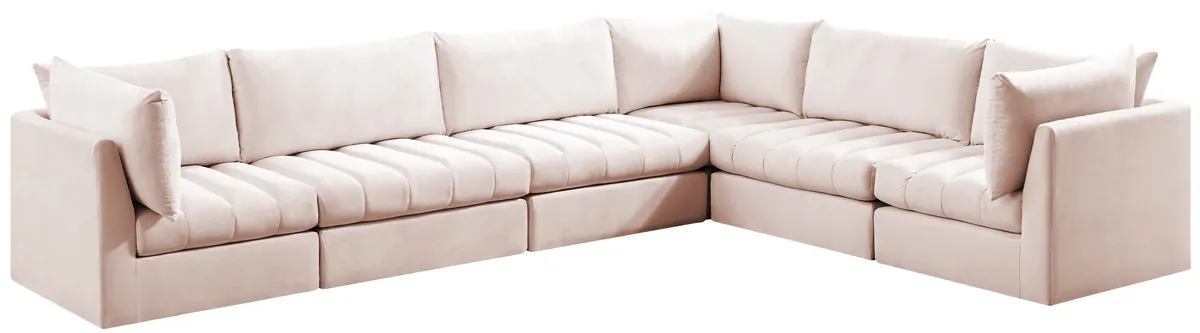 Jacob - Modular Sectional 6 Piece - Pink - View 2