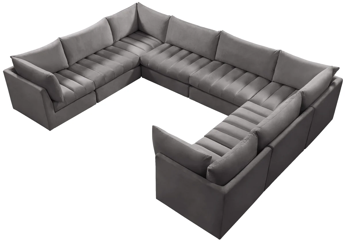 Jacob - Modular Sectional 8 Piece - Gray