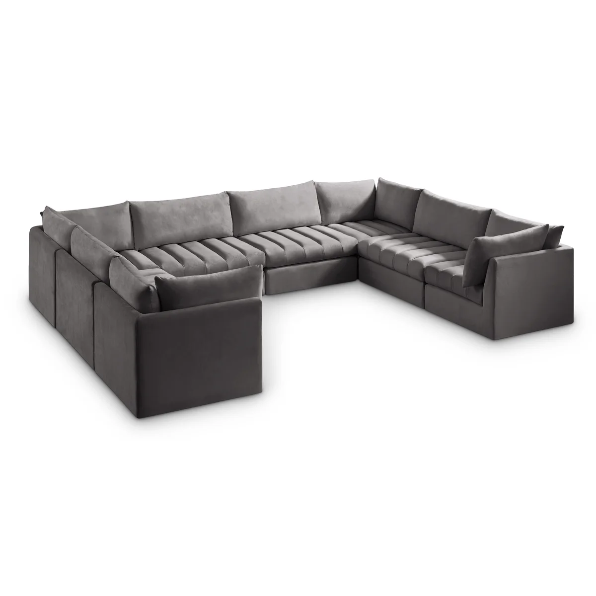 Jacob - Modular Sectional 8 Piece - Gray