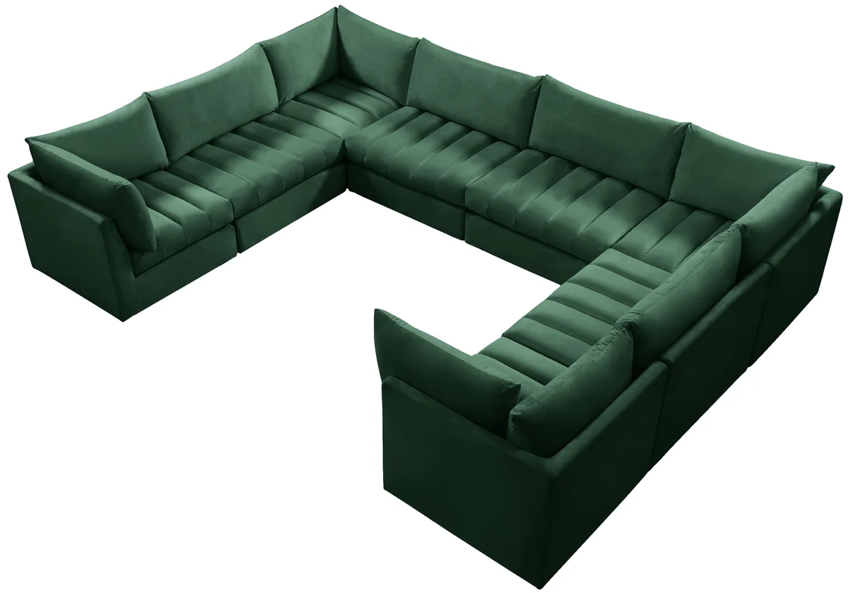 Jacob - Modular Sectional 8 Piece - Green
