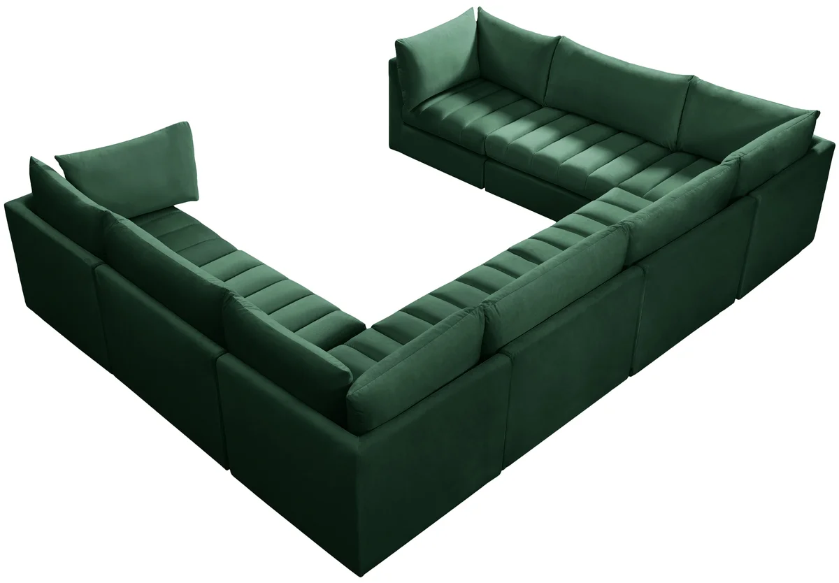 Jacob - Modular Sectional 8 Piece - Green