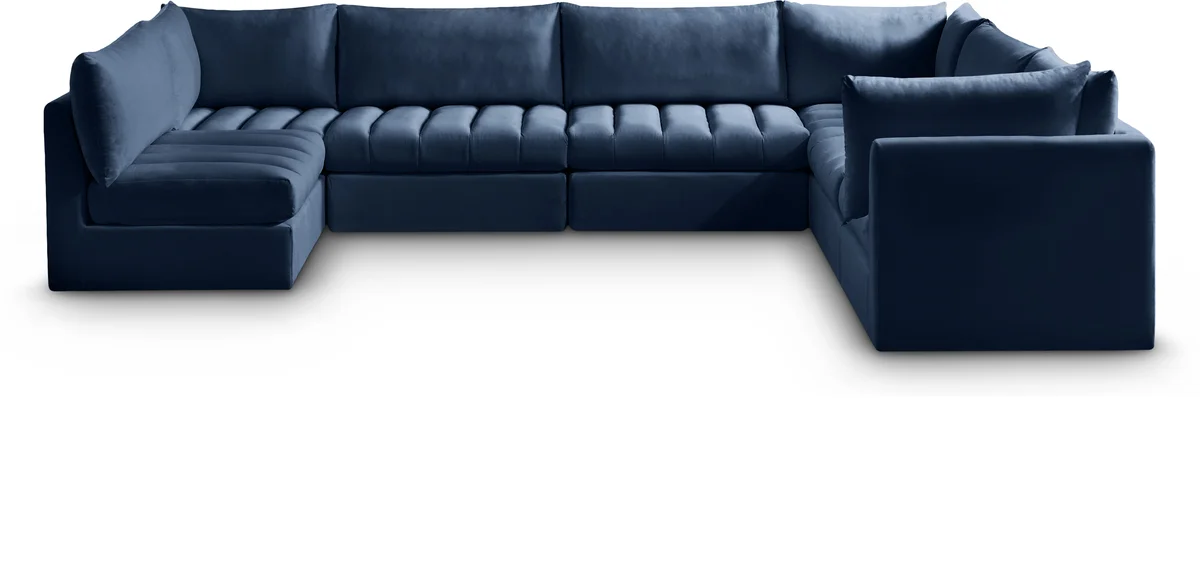 Jacob - Modular Sectional 7 Piece - Navy