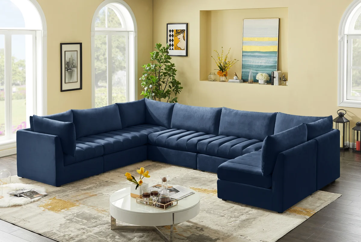 Jacob - Modular Sectional 7 Piece - Navy