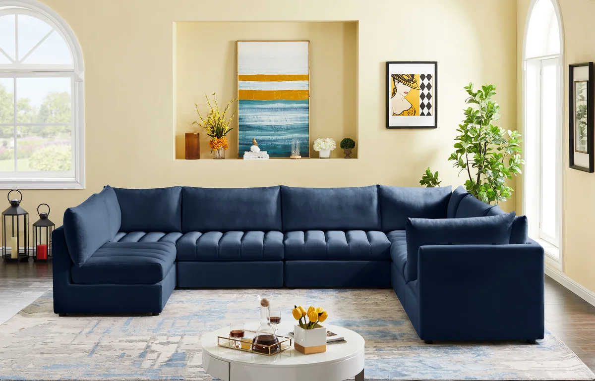 Jacob - Modular Sectional 7 Piece - Navy