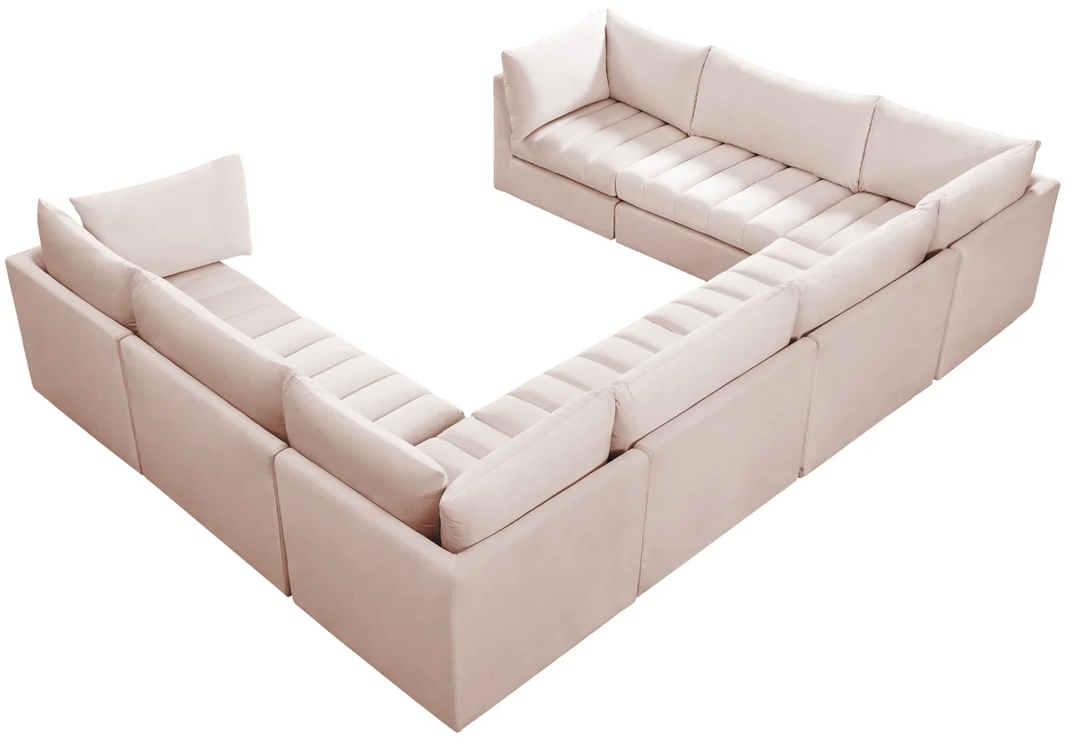 Jacob - Modular Sectional 8 Piece - Pink