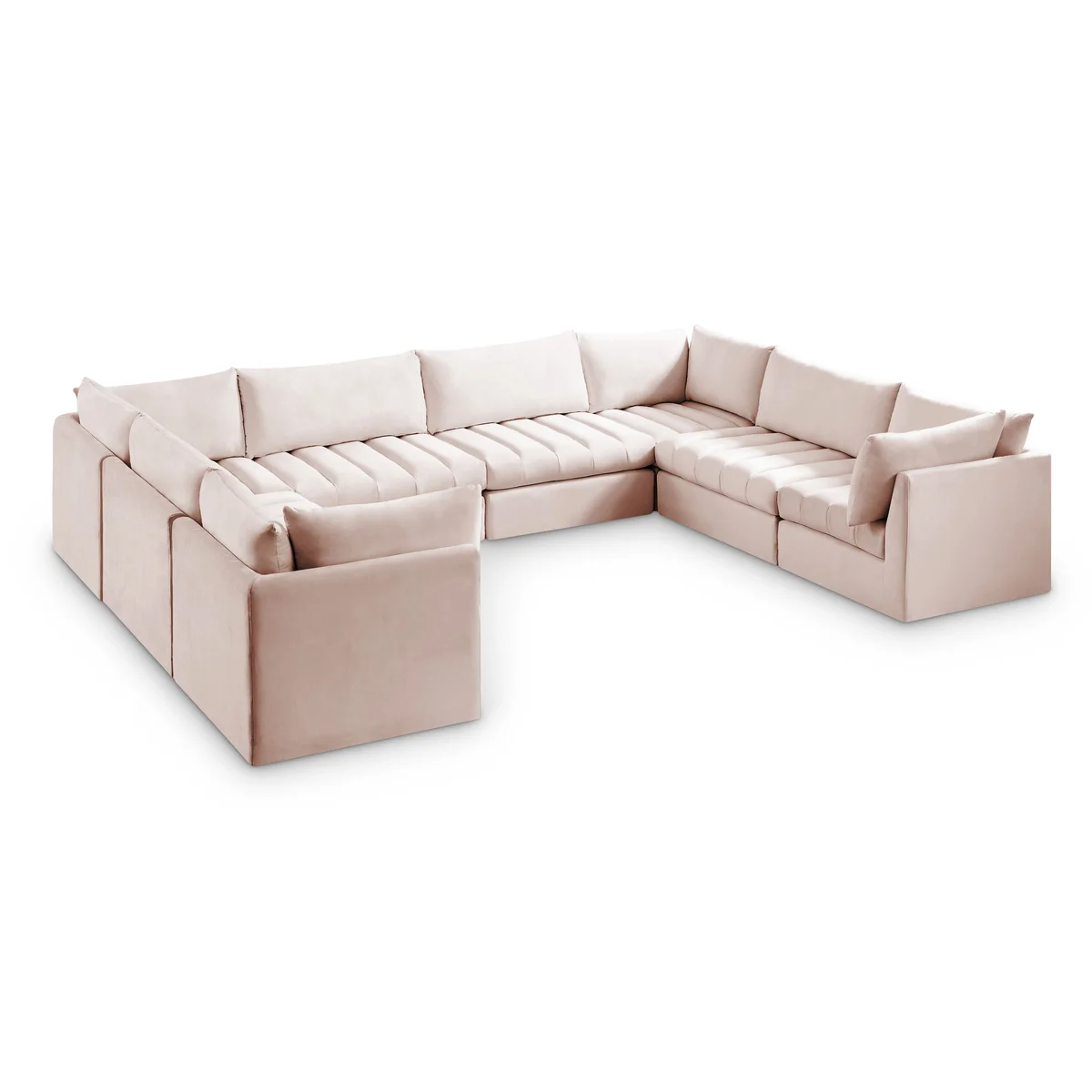 Jacob - Modular Sectional 8 Piece - Pink