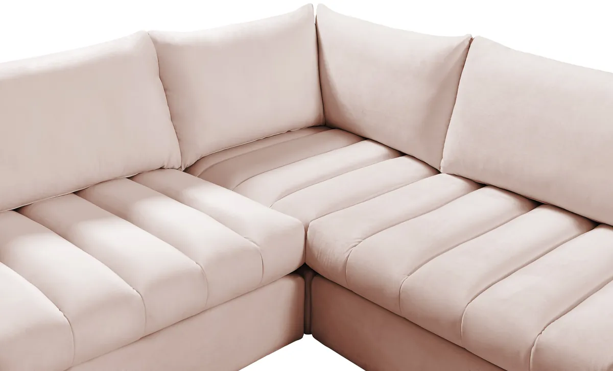 Jacob - Modular U-Shaped Sectional 6 Piece - Pink