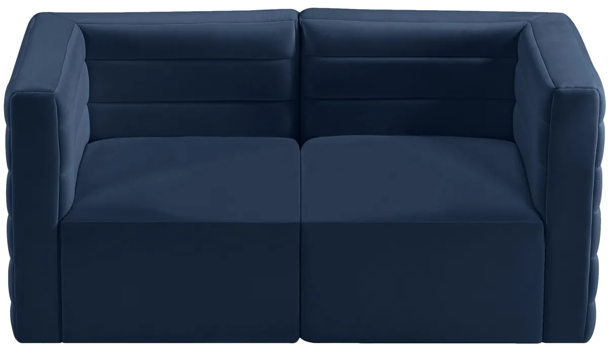 Quincy - 2 Seat Modular Sofa - Navy