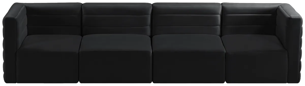 Quincy - 4 Seat Modular Sofa - Black