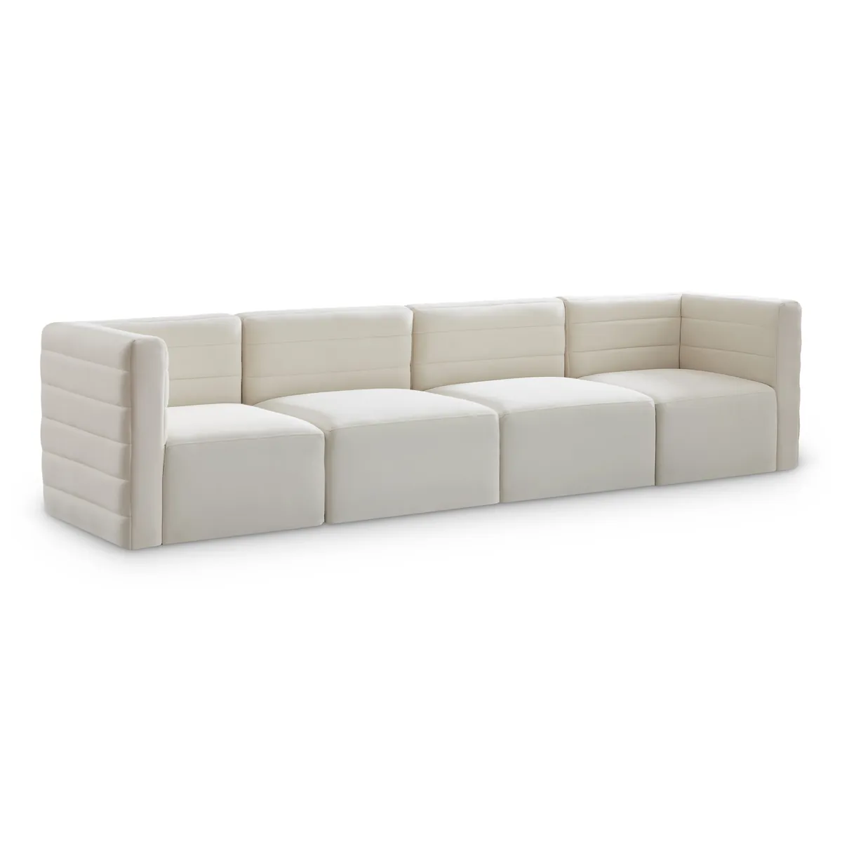 Quincy - 4 Seat Modular Sofa - Cream