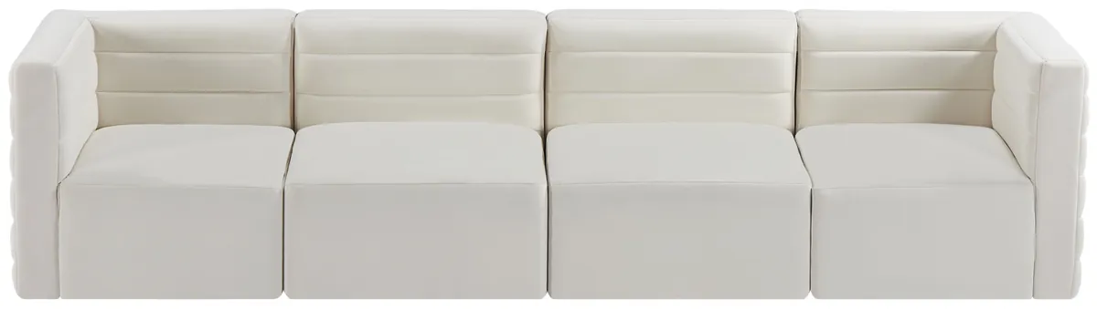 Quincy - 4 Seat Modular Sofa - Cream