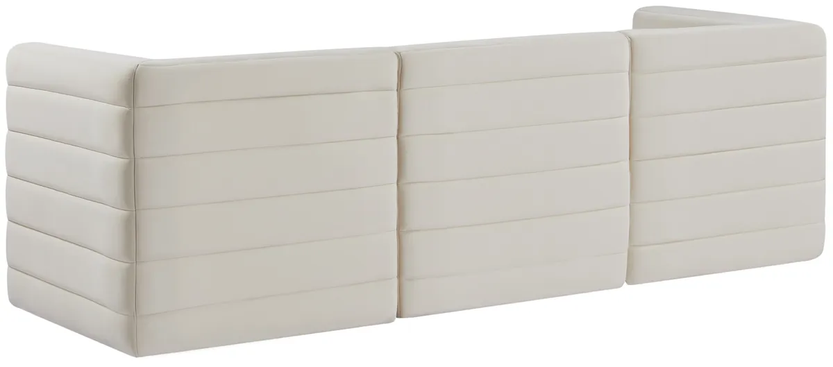 Quincy - 3 Seat Modular Sofa - Cream