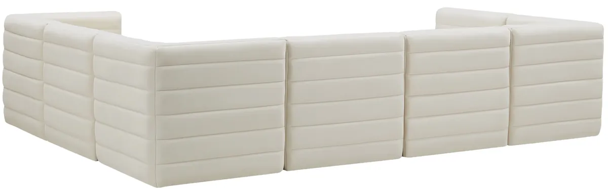 Quincy - 7 Piece Modular Sectional - Cream