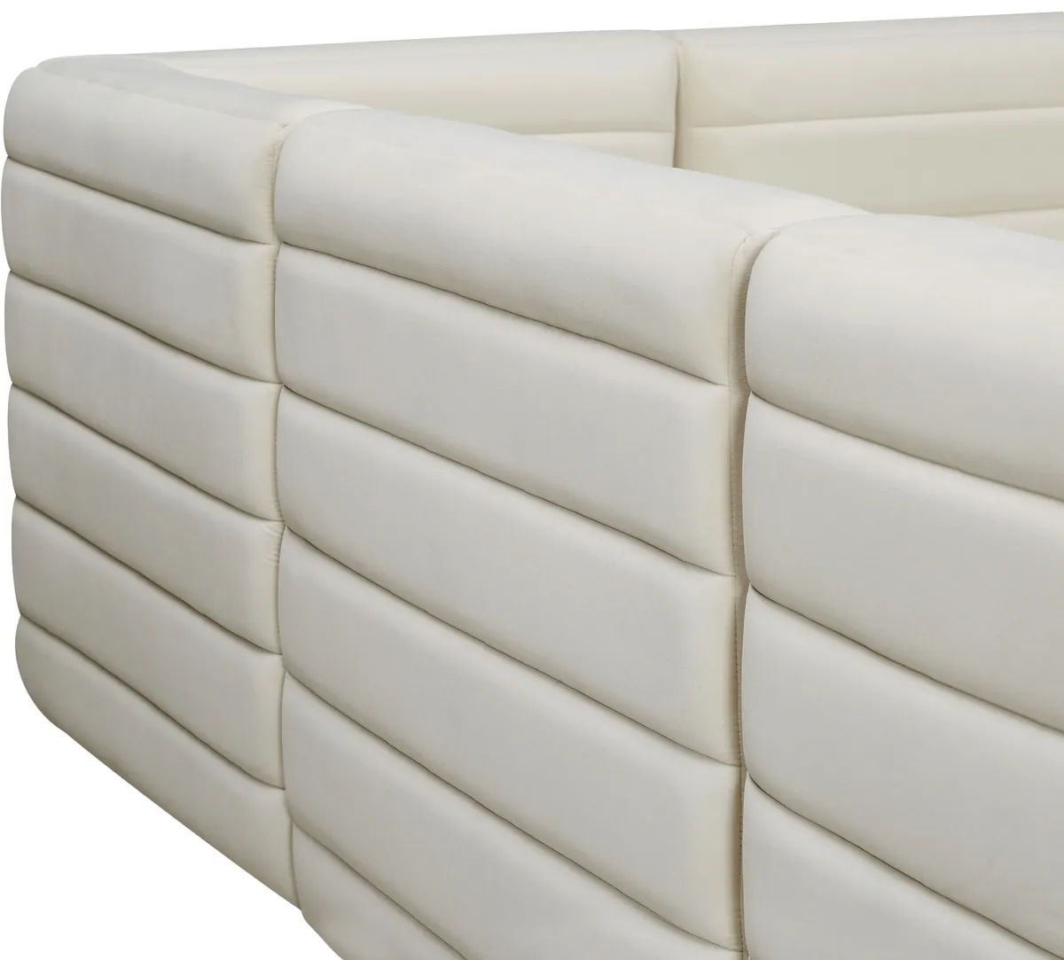 Quincy - 7 Piece Modular Sectional - Cream