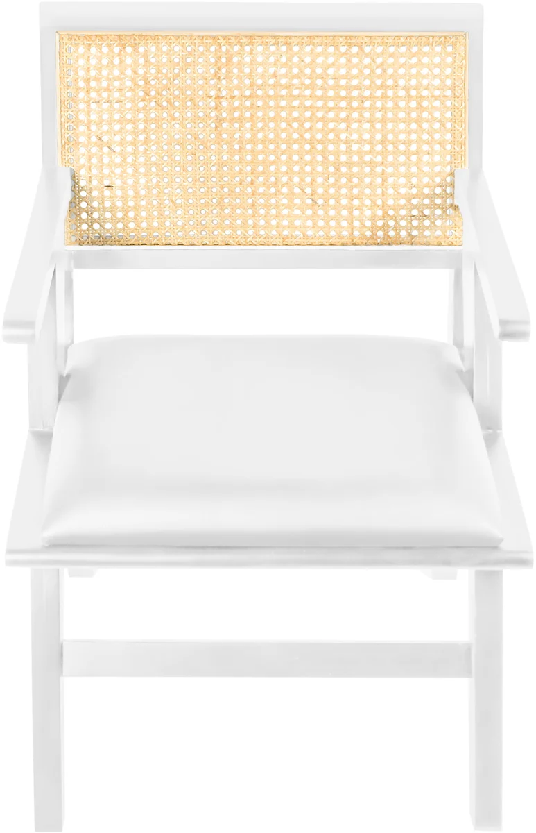 Abby - Dining Arm Chair - White