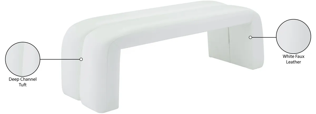 Arc - Bench - White