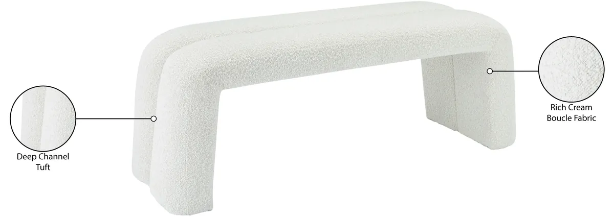 Arc - Bench - Cream