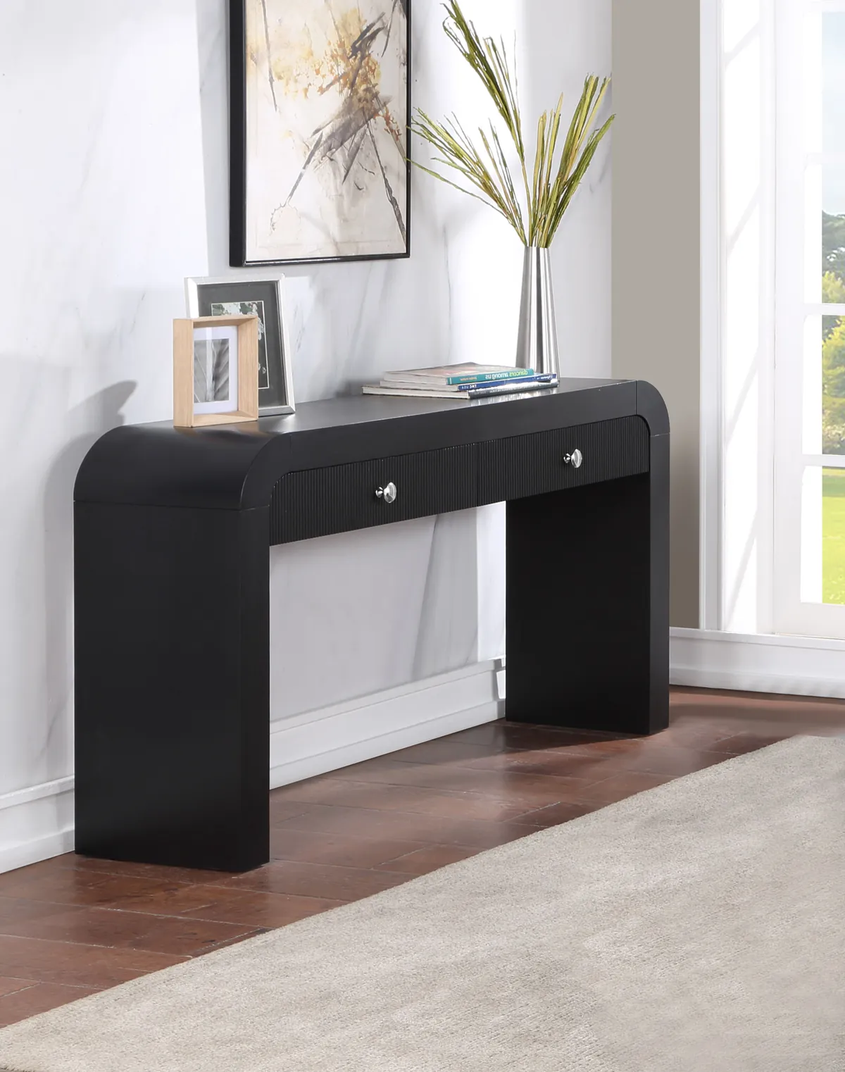 Artisto - Console Table - Black