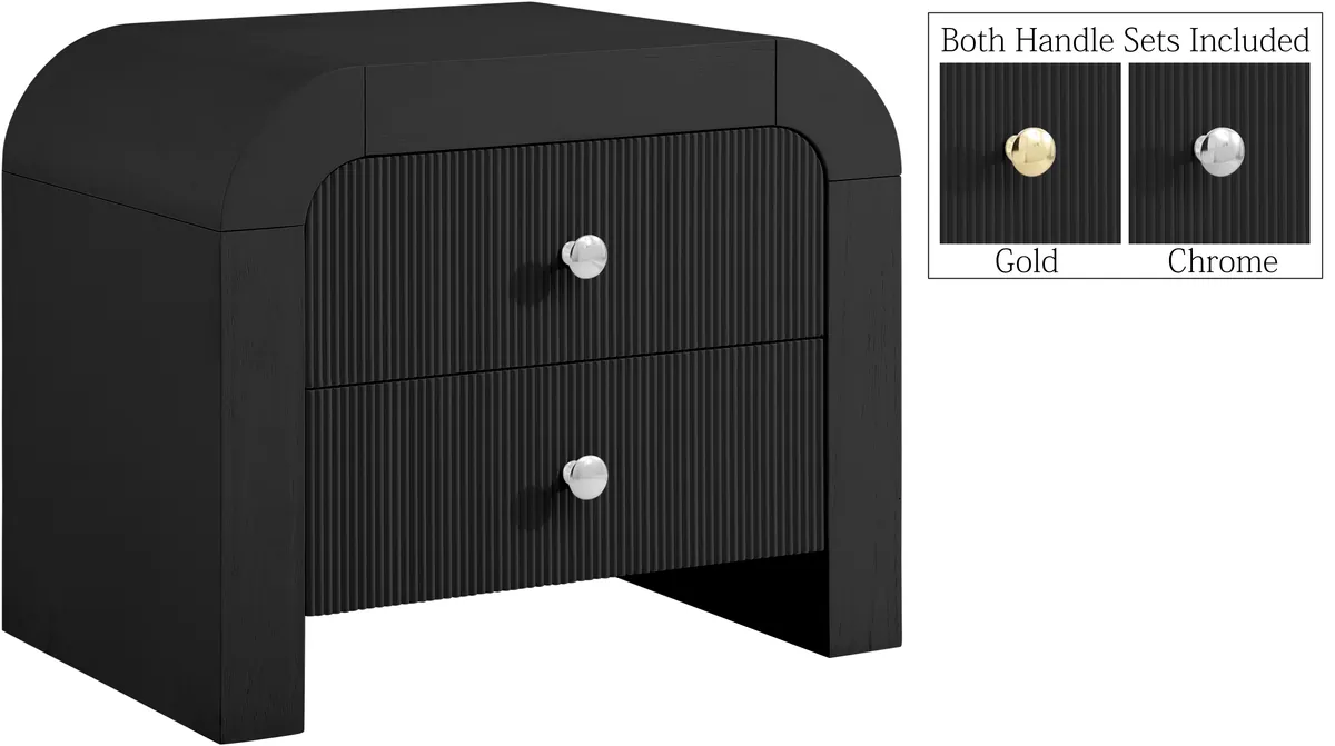Artisto - Night Stand - Black - View 2