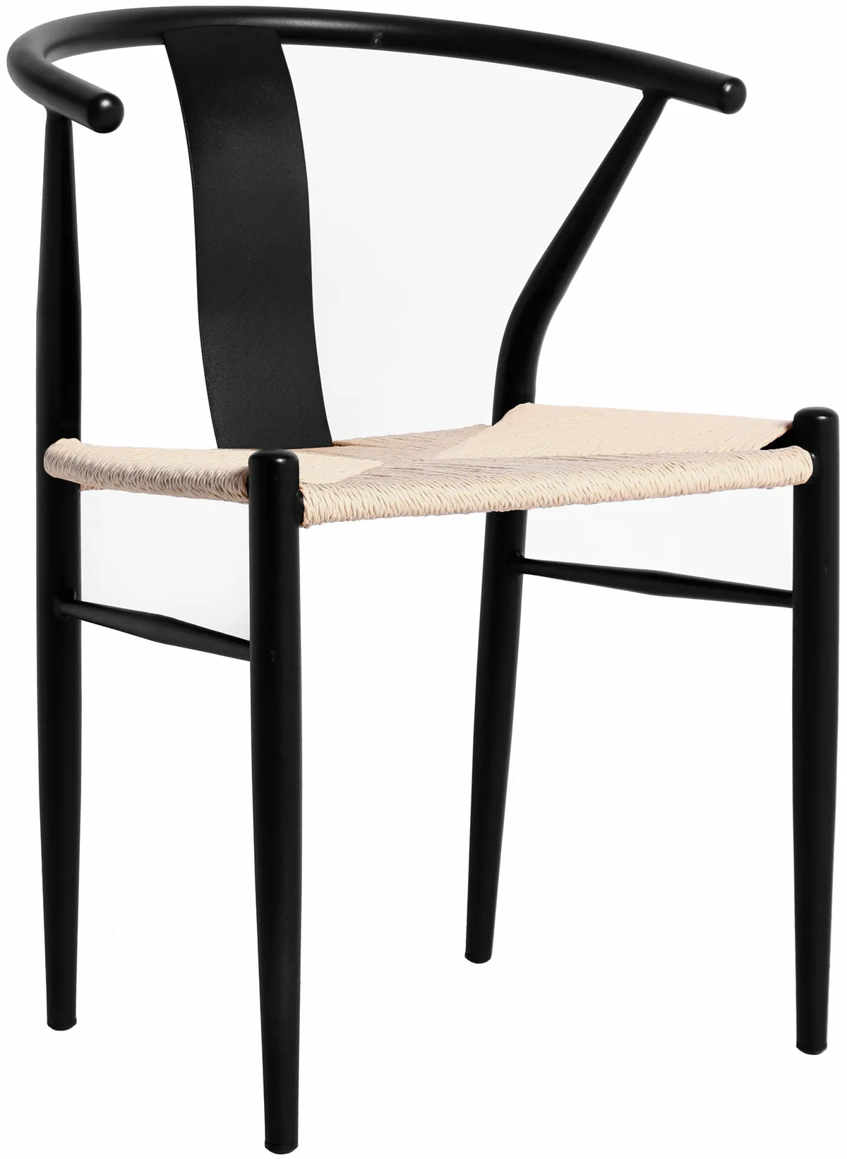 Beck - Hand Woven Rope Dining Chair (Set of 2) - Black