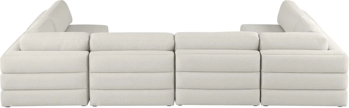 Beckham - 6 Piece Modular Sectional - Beige